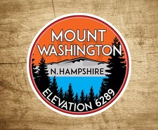 Mount Washington New Hampshire Decal Sticker Skiing Ski Mountain 3"