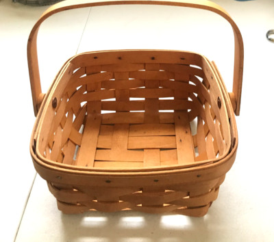 1997 LONGABERGER WOVEN HANDLED BASKET
