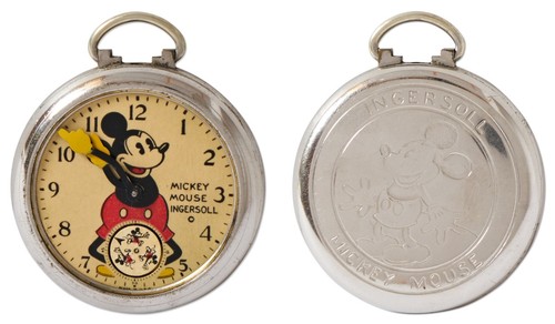 Ingersoll Mickey Mouse Pocket Watch in the Original Box - Bild 2 von 9