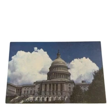 Postcard United States Capitol Government Building Chrome Unposted