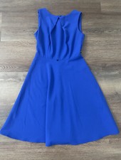 AB Studio Fit & Flare Dress Royal Blue Size 2