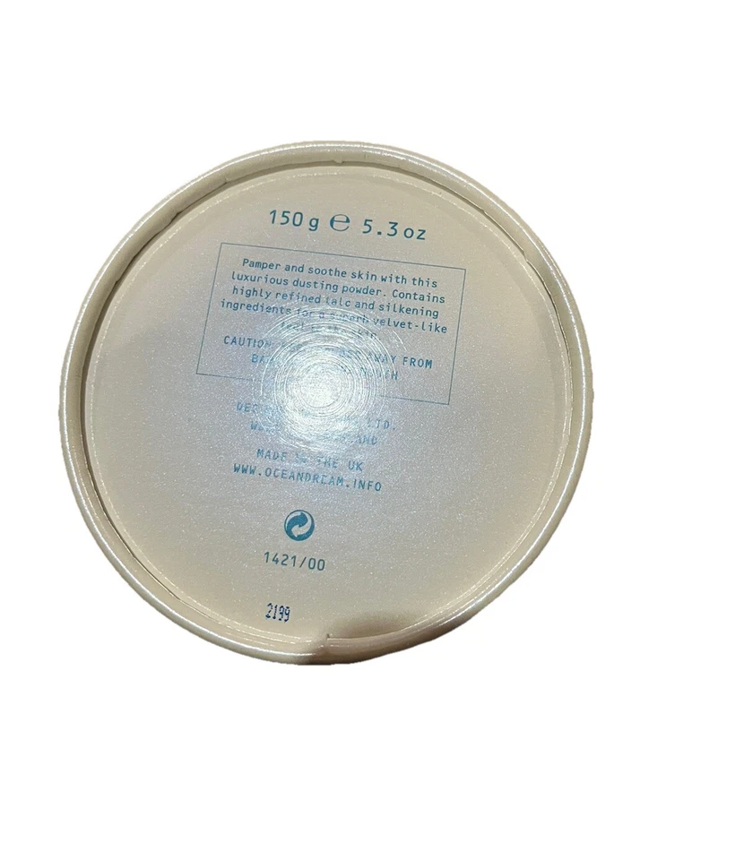 Ocean Dream Designer Parfum Ltd Perfumed Dusting Powder 5.3 oz Rare - Image 3 of 3