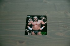  mint wwf vintage hhh vending machine die-cut prism sticker 2000 wwe