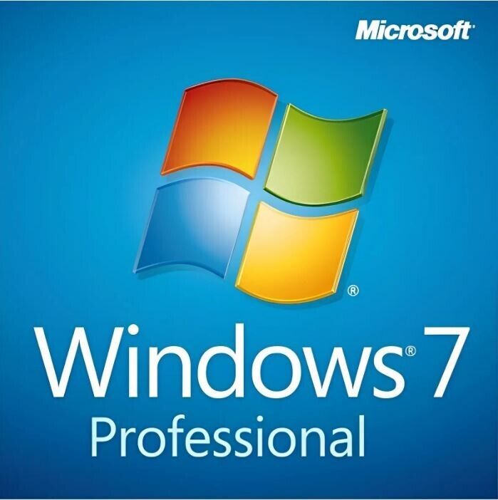 Microsoft Windows 7 Professional 32/64 Bit Full Version for