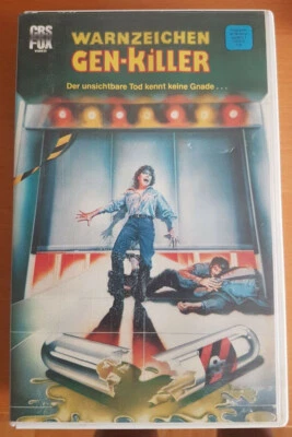 Warnzeichen Gen-Killer, Deutsch, VHS, Kult und extrem rar !!! - Bild 1 von 3