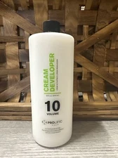 Prolific Hair Cream Developer 10 Volume 32 fl. oz Prolific Hair New