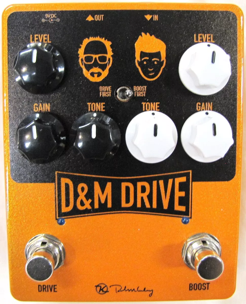 Used Keeley D & M Drive Boost and Overdrive Guitar Pedal D&