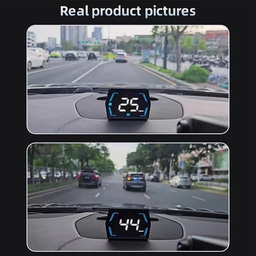 Digital Car HUD GPS Speedometer Head Up Display MPH Alarm Overspeed D6C3 W0A3 - Picture 18 of 23