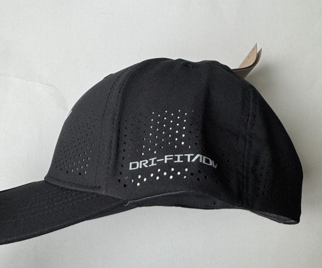 Nike Dri-FIT ADV Rise Structured SwooshFlex Cap FB5633 010 Size M