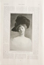 1904 Print The Princess Henry of Pless Tochte...