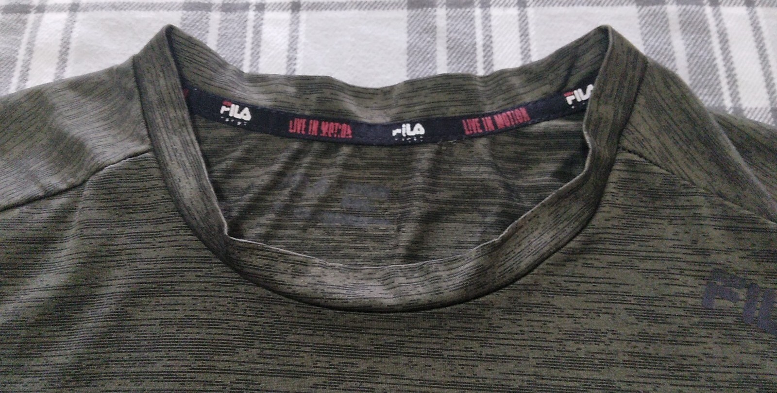 Maglione uomo Fila manica corta maglietta verde Activewear taglia S ? Med?