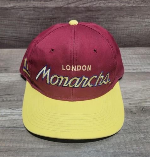 RARE Vintage London Monarchs Sports Specialties Snapback WLAF Football Hat Cap