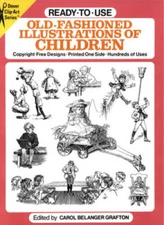 Ready-to-Use Old-Fashioned Illustrations of Children (Dover Clip Art - VERY GOOD