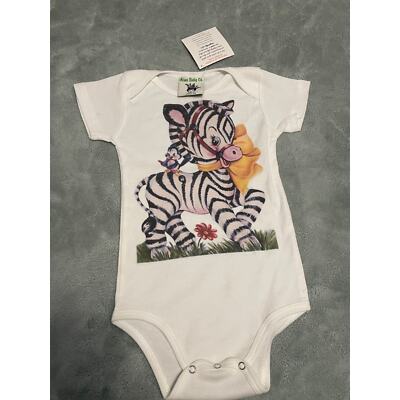 Retro Style Zebra One piece Size 12-18 months-new | eBay