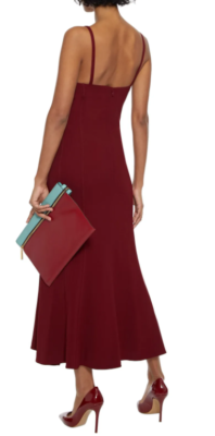 strapless open back dress The Kooples Rose Midi Dress