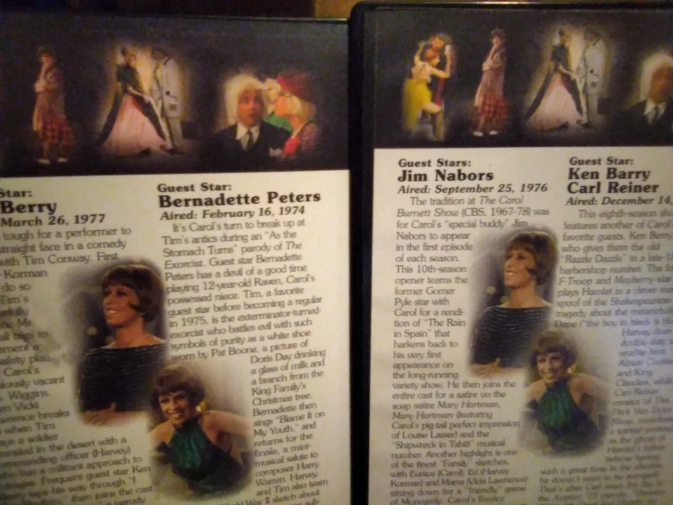 THE CAROL BURNETT SHOW RARE COLLECTOR'S EDITION 10 VHS Foto 2 de 4