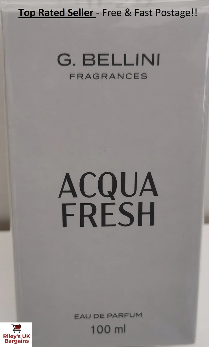 G.Bellini Acqua Fresh EDP 100ml Eau de Parfum Men Lidl Fragrances Boxed Gift Man