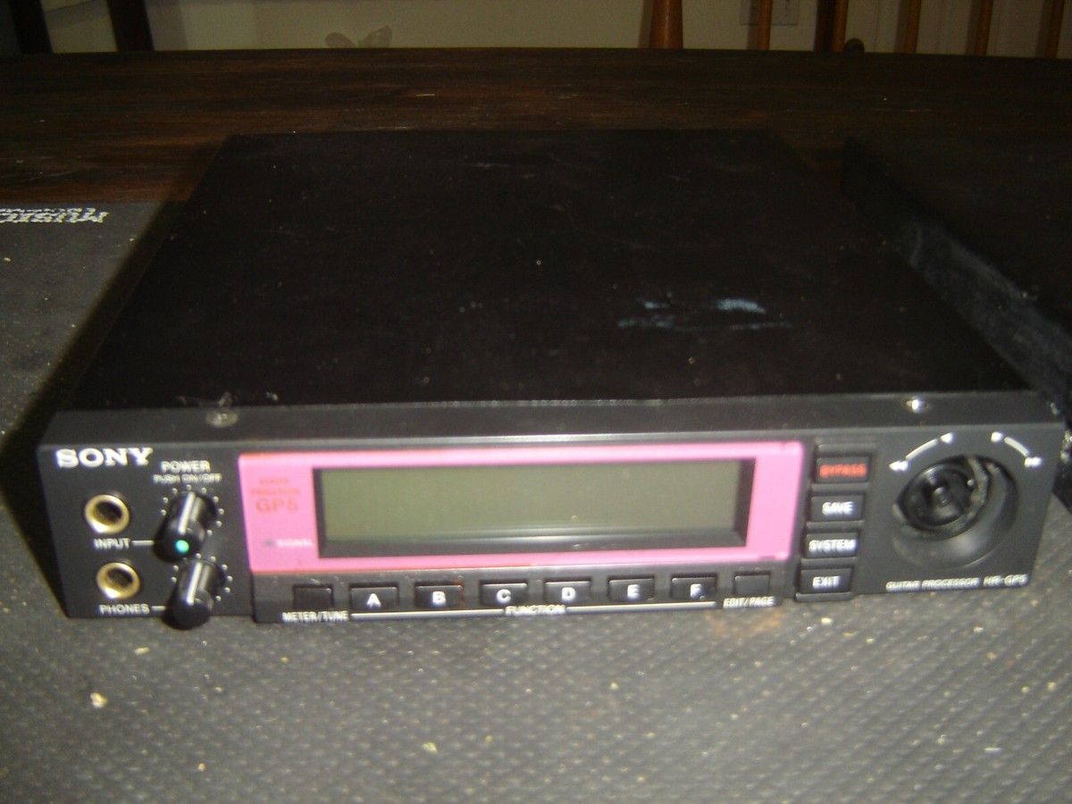 Sony HR-GP5, Pair, Guitar Processor, FX, Effects, Vintage Unit