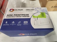 PRINT PEAK Mini PrintPeak Handheld Inkjet Printer - Perfect for Curved Surfaces