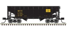 ATLAS N 2-Bay Offset Hopper Flat End Maine Central Road #3723 Item#5006134