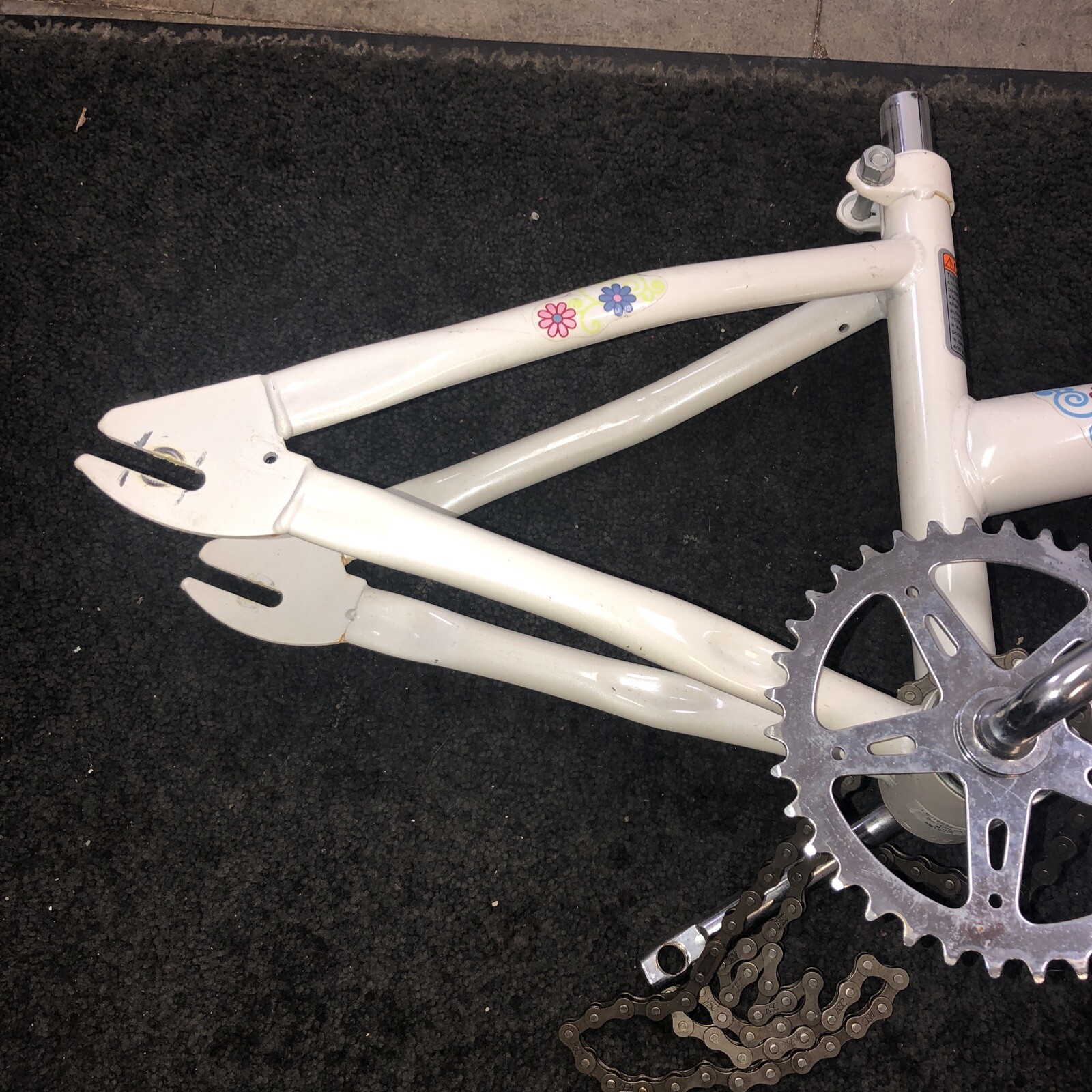 NEXT  Lil Gem Girls' 16" 1-Speed Bike Frame & Chain & Crank & Fork