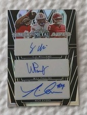 C.J. Williams, Will Pauling, Nick Evers, Triple Auto RC 2024 Leaf Metal #TA-13 /