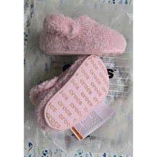 Crocs Classic Cozzzy Slipper Pink Kids Size C7 Fuzzy Plush Warm
