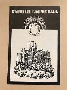 RADIO CITY MUSIC HALL SOUVENIR PROGRAM "THE OPTIMISTS" & Live Show/THE ROCKETTES