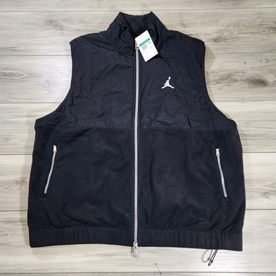Air Jordan Vest Men's XL Black Essentials Winter New