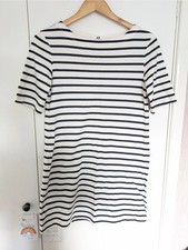 Uniqlo Small Blue and White Mini Cotton Dress