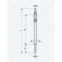 Magneti Marelli GlÜHkerze Passend FüR Alfa Romeo 147 156 159 166 Brera GT Spider