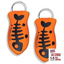 Floating Keychain, Boat Key Float - Float 4 to 5 Keys for Boating, Orange