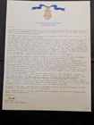 Matt Urban (d. 1995) Signed Letter - WWII Vet, Medal of Honor - Army Lt. Colonel