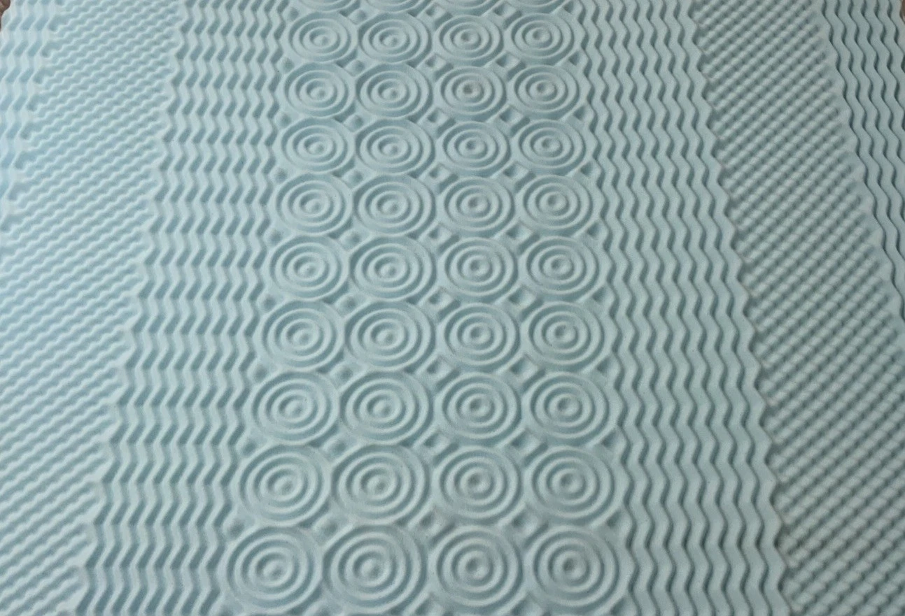 7-Zone Orthopaedic 6cm Memory Foam Mattress Topper Relief Bed Pad Removable Cove
