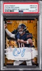 2024 TOPPS FINEST ROOKIE FINEST AUTOS GOLD REFRACTOR CALEB WILLIAMS 6/50 PSA 10