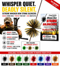 4PC Bowstring Cat Whisker Silencers Reducing Bow String Noise Vibration ARCHERY