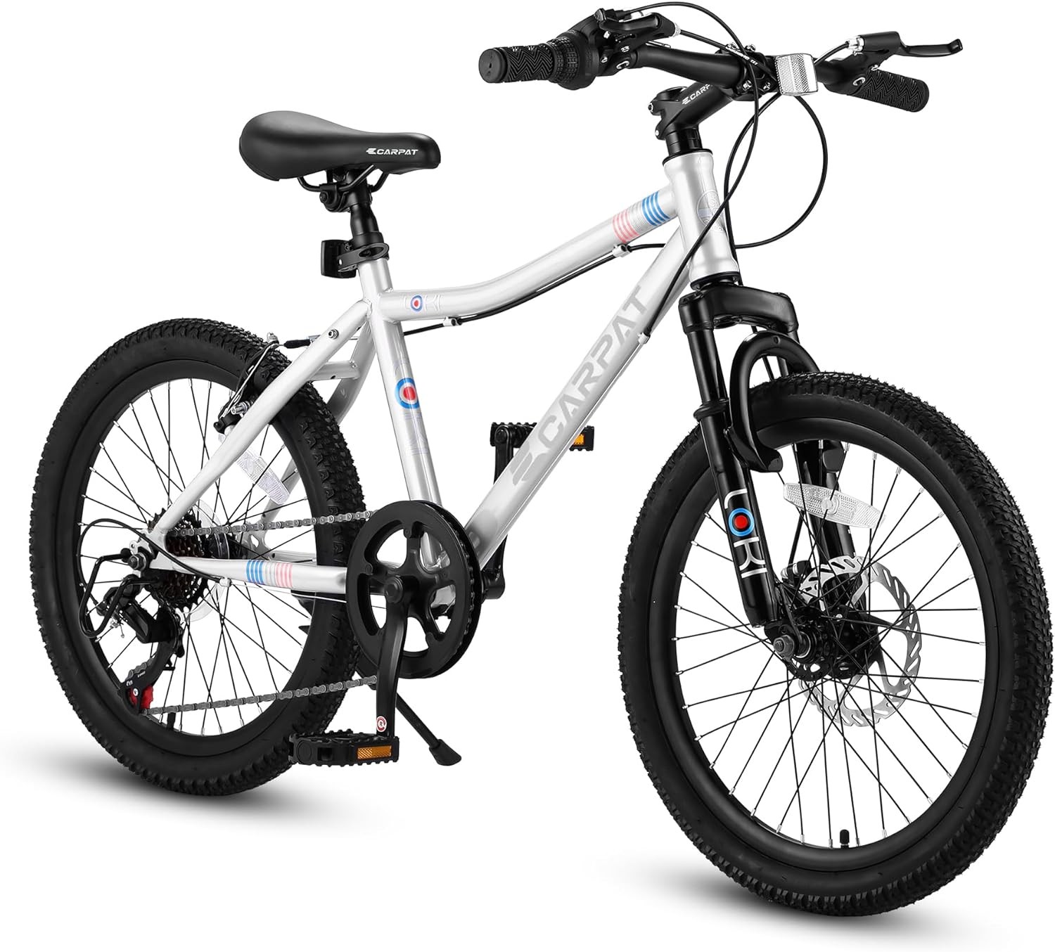 20 In Kids' Bicycles Mountain Bike 7 Speed Front Suspension High Steel Frame