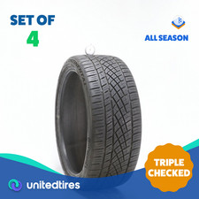 Set Of 4 Used 24535zr20 Continental Extremecontact Dws06 Plus 95y - 7.5-932