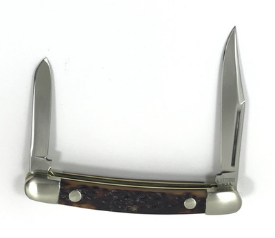 Western Pen Senator Pocket 242 Knife Delrin Handles USA Vintage 3006-LR