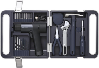 HOTO Cordless Brushless Drill Tool Set, Variable Speed, Hidden Buckle, Unique LE