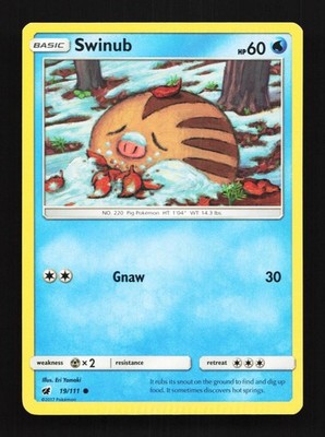 swinub pokemon card Pokemon HeartGold & Soulsilver Triumphant Common Swinub #79
