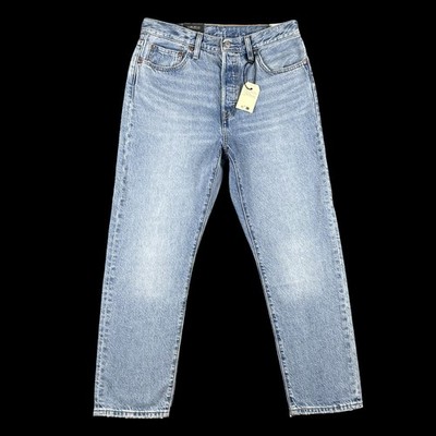 NWT Womens Levis Jeans 501 Cropped Size 29x26 High Rise Straight Leg Premium $98
