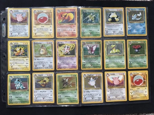 Pokemon Cards 100% Complete Set Jungle /64 Nintendo WOTC 1999 Vintage Snorlax