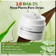 Lanbena Nose Plants Pore Strips 2.0 BHA 2 Blackhead Remover Mask 30g 1.06oz