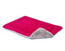 DGS Pet Products Pet Cotton Canvas Sleeper Cushion Medium Berry 21" x 30" x 1"