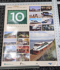 Amtrak Cascades 10th Anniversary Poster (WSDOT, Talgo, PNW, Seattle, Portland)