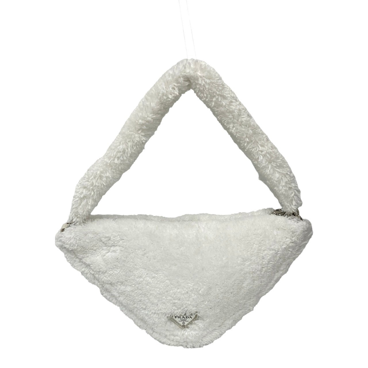 PRADA Triangle Terry Cloth Triangular logo Handba… - image 4