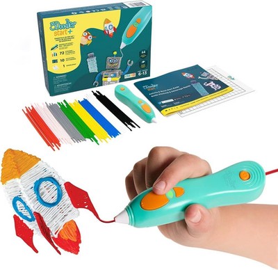 3Doodler Start+ Essentials 3D Pen Set for Kids Ages 6-13 STEM Toy