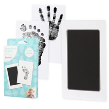 Pearhead Inkless Baby Hand and Footprint Regular 2.5" x 3.5 , Black 1-Pack