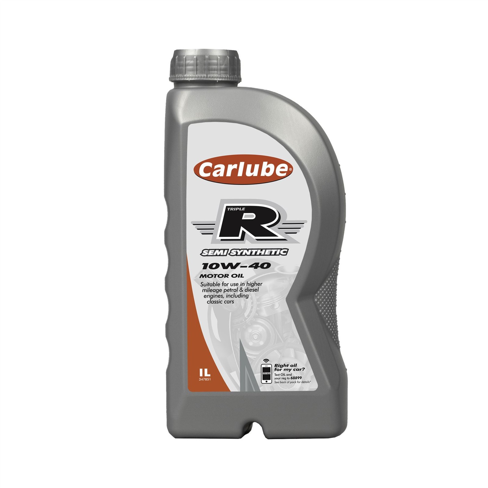 Carlube Triple R 10W-40 Semi Synthetic Oil For Petrol & Diesel Engines 1L